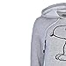 Peanuts Ladies Snoopy Fashion Hoodie - Ladies Classic Snoopy Fleece Sweatshirt Foil Sweatshirt (Heather Grey, XX-Large)