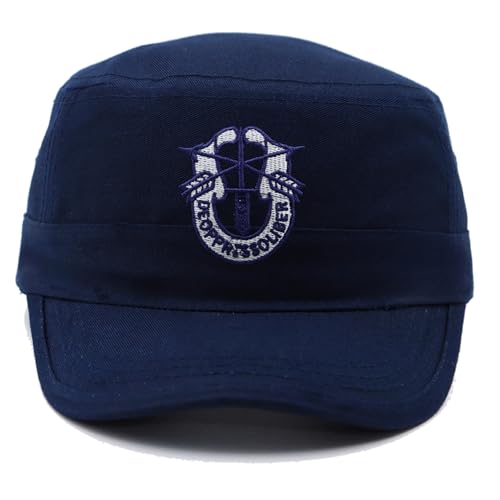 Image of JAZAA Army Cap Short Brim Breathable Military Cap Adjustable Classic Baseball Cap