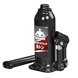 Jack Boss ボトルジャッキ 6t 油圧 最低位210mm/最高位405mm ジャッキアップ 車用 スチール製 荷重6トン 軽量 持ち運び 車用 車整備 タイヤ交換 ブラック 横方向にも使える