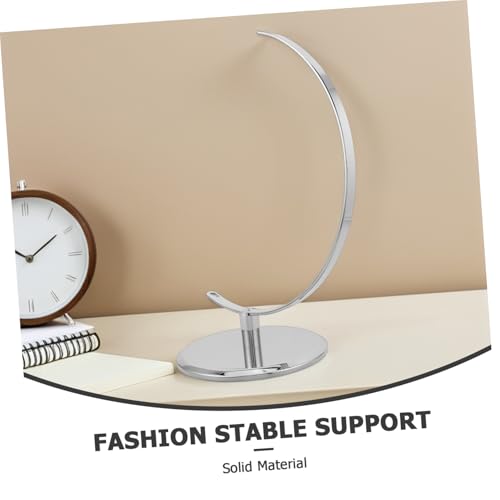 Support globe terrestre 30 cm stable support remplacement alliage argenté Beavorty - 4
