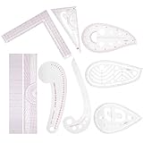 ➤ Règles de Couture Incurvées --- Règles de matelassage en plastique flexibles et durables, avec des échelles et des chiffres clairs.regle couture,Haute précision