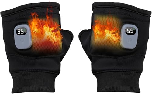 FLYGWIN 電熱グローブ 指なしタイプ