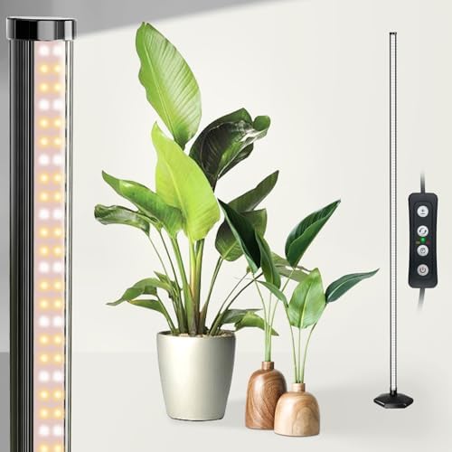 Grow Lights for Indoor Plants. Clip-on Full Spectrum LED with Timer & Fan