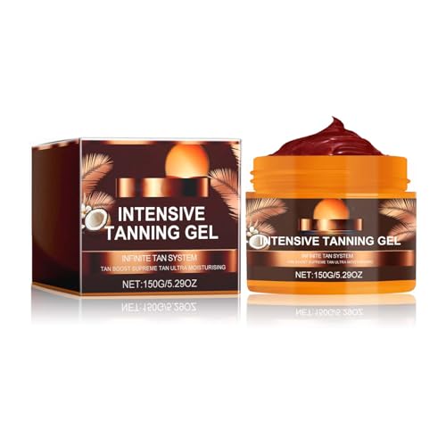 tanning accelerator gel, sunbed tanning cream, natural bronzing gel, outdoor sun tan lotion, fast tanning lotion, vitamin E tan booster, carrot oil tanning, dark tanning lotion, hydrating tanner