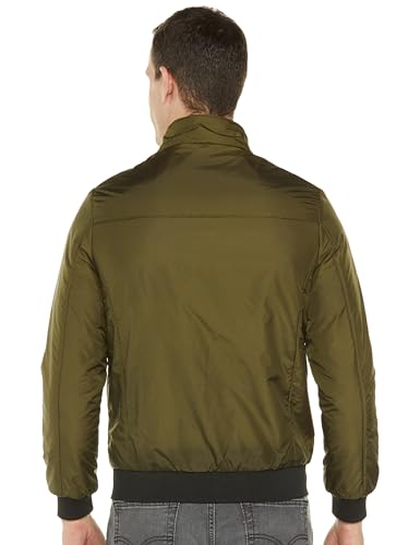 Image of Qube By Fort Collins Men's Polyester Standard Length Regular Fit Lightweight Winter Jacket - Sporty, Stylish & Warm Outerwear for Cold Weather