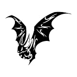 17cmx13.7cm Unadorned Cartoon Bats Race To The Distance Vinyl Complex Lines Larruping Car Sticker Decal Pattern Motorcycle bicycle tricycle refrigerator toilet decal decoration sticker
