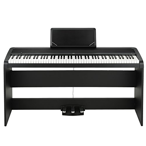 Korg B1SPBK Piano de concert « Slim Line » 8 sons, système de hauts-parleurs avec technologie...