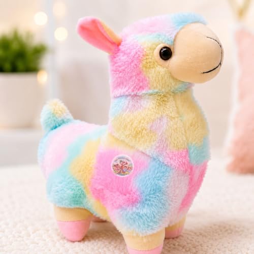 Image of Llama Soft Toy 35 cm Plush Stuffed Animal for Kids, Boys & Girls, Huggable Cute Animal Toy