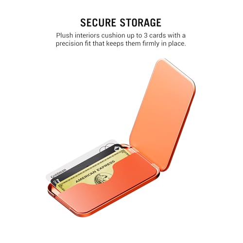 Image of DailyObjects Tangerine Stack Phone Wallet Stand