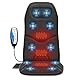 COMFIER Massagesitzauflage, Rückenmassagegerät mit Wärme, 10 Vibrationsmotoren Massageauflage mit Vibration für Rücken und Nacken,Stuhlmassagegerät für Büro/Haus