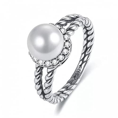 Bague de fiançailles en argent 925 de prestige et pierres naturelles éclatantes