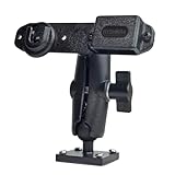 HYSHIKRA ユニバーサルハンドヘルドラジオとCBマイクホルダー 粘着バックとドリル穴付き セルフタッピングネジ付き Baofeng Cobra Quansheng Kenwood Motorola Radio用