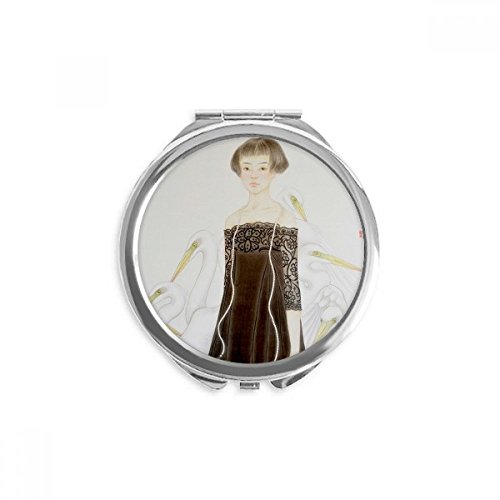 Miroir de poche maquillage aquarelle compact pour corriger vos imperfections partout