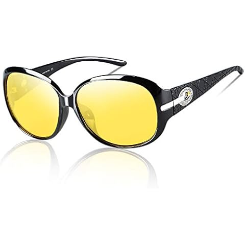 DUCO Oversized Night Driving Glasses for Women Cover