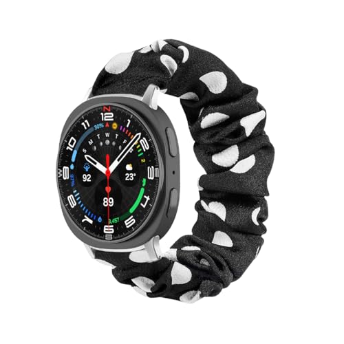 �V���V���o���h Samsung Galaxy Watch 8 44mm 40mm/Galaxy Watch 8 Classic�o���h�Ή� �����p�S�����X�g�o���h �t���[�����X�g���b�v ���f�B�[�X �K�[���Y, One Size, �i�C����, �W�F���X�g�[����