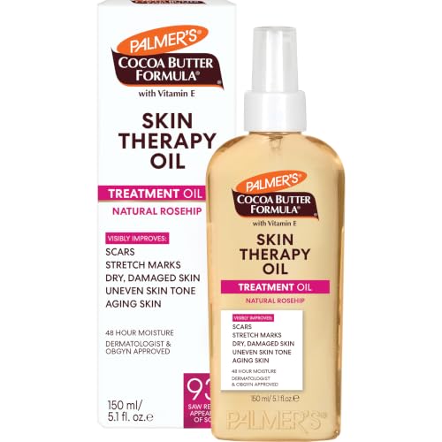 Palmers Cocoa Butter Formula Skin Therapy Moisturizing Body Oil with Vitamin E Rosehip Fragrance 5.1 Ounces