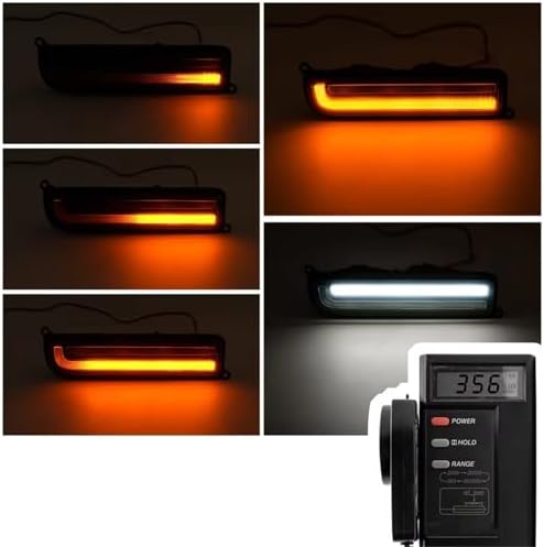 Car Indicator for Jeep for Cherokee XJ 1997-2001 97-01 XJ Signal Light for Bumper Combo Smoked LED Parking for Turn Signal+Corner Fender Side Marker Lights
