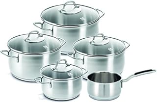Beka Cookware Royal 5 Pieces Set, Stainless Steel, Multi Colour, 30 x 30 x 30 cm