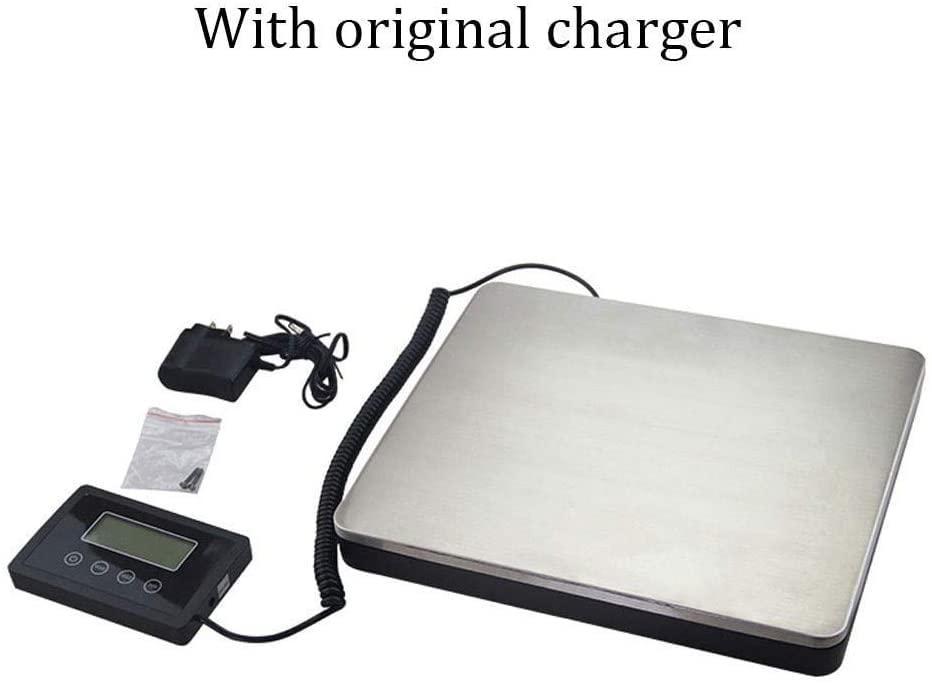 Balanza electrónica de Alta Resistencia de 180kg/100g, balanza de Plataforma Digital, balanza Comercial for Tienda de Animales, balanza for Paquetes de 30X25,5X3,6 cm