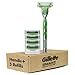 Gillette Mach3 Sensitive Razors for Men, 1 Handle, 5 Blade Refills, Designed for Sensitive Skin