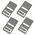 GYOFFULL RV Refrigerator Airing Device Door Prop Clips to Prevent Build Up and Odor Compatible with Dometic Models DM26XX, DM28XX RV Fridge Door Prop Open Parts-4PACK