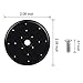 TBER Black Pre-Rinse Spray Valve Repair Kit for All Commercial Kitchen Sink Sprayer Spray Face Bumper and Screw Repair Part (Black)