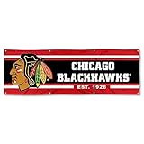 WinCraft Chicago Blackhawks Large 2x6 Foot Banner