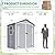 JUMMICO 6x4 FT Outdoor Storage Shed with Floor – Lockable Resin Garden Shed, Waterproof Plastic Tool Storage for Patio, Backyard & Lawn