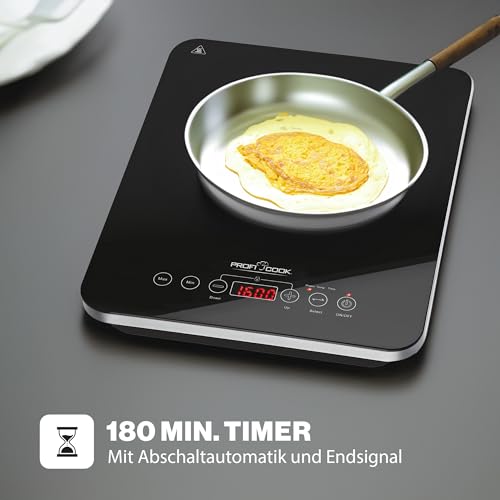Induktionskochplatte ProfiCook Einzelkochplatte PC-EKI 1062