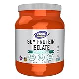NOW Foods Sports Nutrition, Soy Protein Isolate 20 G, 0 Carbs, Unflavored Powder, 1.2-Pound