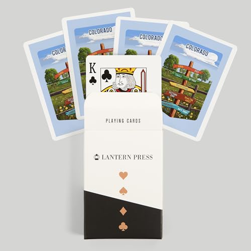 Lantern Press Colorado Baraja de 52 Cartas Póker miniatura 6