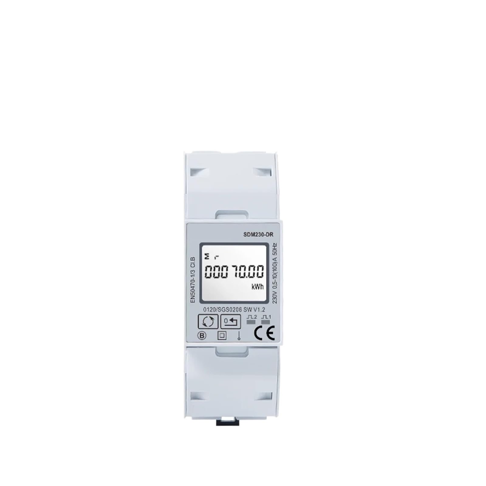 Compteur d'énergie SDM230-DR M/ID 100A pour un suivi haute puissance