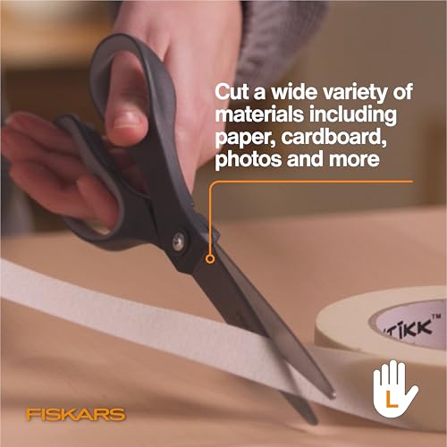 Fiskars 8" Left-Handed Titanium All Purpose Scissors for Office - image 4