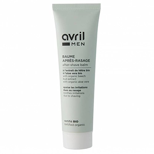 AVRIL - Baume après-rasage - Bio certifié - Aloe vera - Peau douce, lisse et hydratée - Apaise et tonifie - Revitalise la peau -
