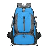 GAOJUNAN ontañismo Mochila de Senderismo Mochila Para Exteriores De 50 L, Bolsa De Senderismo, Bolsa De Viaje, Bolsa Multifuncional, Bolsa De Montañismo Campamento Exterior(Blue1)