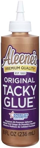 Aleene's All Purpose Tacky Glue, 8-Ounce, Clear (15599)