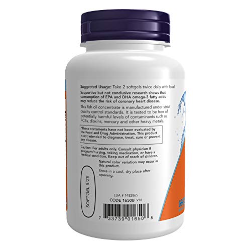 NOW Foods Omega-3-100 Softgels - Image 3