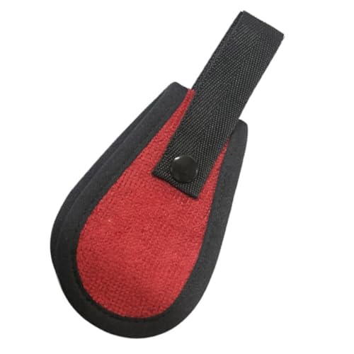 Toyvian Chiffon de Nettoyage en Coton Rouge Accessoire d'entretien Pratique Portable pour Balle de Golf Green Parcours