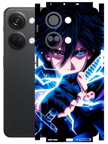Image of AtOdds - Full Body Back Screen Guard Protector Film - Lamination Wrap Skin Sticker Compatible with ONEPLUS NORD 3 (5G) | Scratchproof Matte Finish (Anime 42)