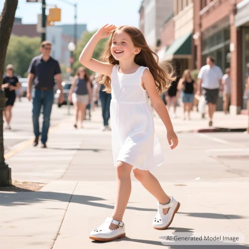 Image of Felix & Flora Toddler Little Girl Mary Jane Dress Shoes - Ballet Flats for Girl Party School Shoes