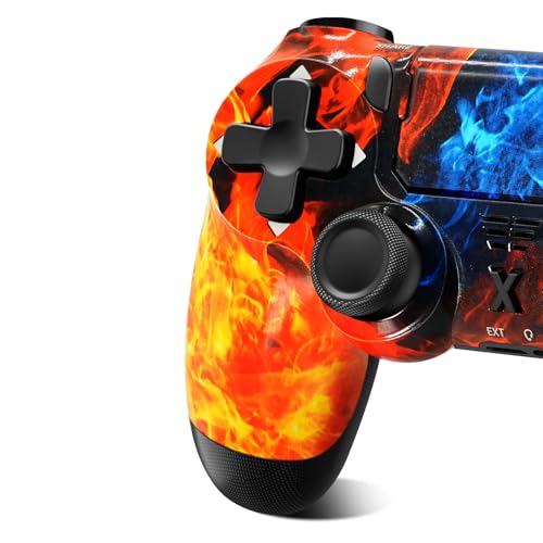 【Supporto Multi-piattaforma】 Questo Controller Wireless per PS-4 è completamente compatibile con le console PS-4 / Pro / Slim e può essere collegato al computer tramite cavo USB. Al primo collegamento, è necessario attivare il dispositivo con il cavo USB incluso nella confezione.(Il controller wireless deve essere disattivato durante la connessione)