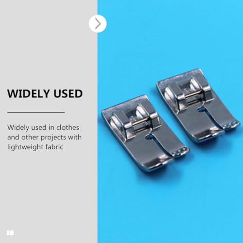 3 Piezas Prensatelas Recto para Máquina de Coser miniatura 4