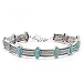 Vintage Bohemian Turquoise Bead Silver Collar Choker Necklace Ethnic Jewelry New