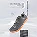 Rianclud Hike Barefoot Shoes for Women Men,Breathable Lightweight Wide Toe Box Shoes,Non Slip Zero Drop Tennis Sneakers,Fashion Comfortable Walking Sneakers,Outdoor Running Gym Footwear Grey