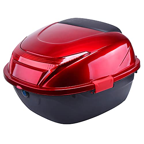 Baúl Superior para Motocicleta de 30L con cerradura y luz