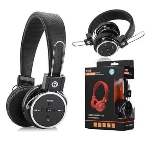 Fone de Ouvido Sem Fio Bluetooth e SD Mex B-05 - Preto