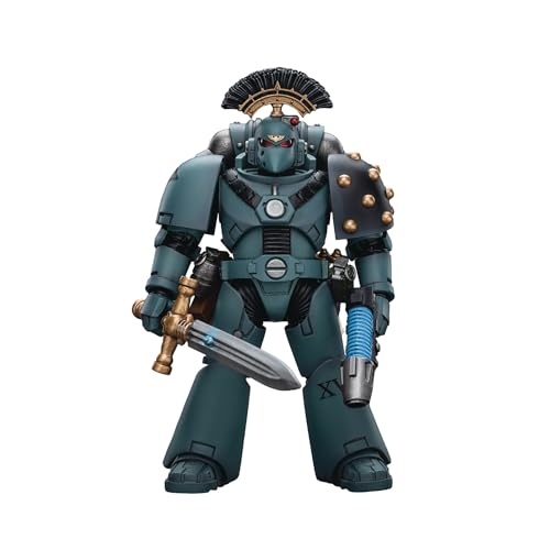 Warhammer 40K: Sons of Horus MKVI Tactical Squad Sargeant with Power Sword 1:18 Scale Action Figure