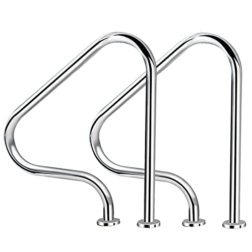 Barandilla ergonómica de acero inoxidable para piscina miniatura 1