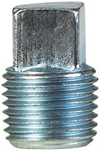 Billco 3/8 in. MPT 0.805 in. L Galvanized Steel Square Head Plug