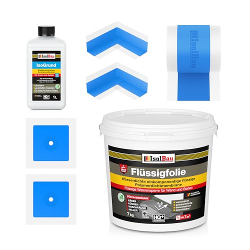Isolbau Kit d'étanchéité avec film liquide et bande d'étanchéité